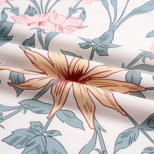 Simpkeely Mandala Floral Medallion Tapestry, Sketched Flower Plant Boho Wall Hanging, Bohemian Tapestries for Bedroom Living Room Dorm Home Décor 59.1 x 80 Inches (RosyBrown)
