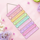 Girls Room Wall Decor, Set of 9 Pieces Wall Decor for Girls Bedroom Teen Girl, Inspirational Wall Art Hanging Plaque for Kids Baby Girl Nursery Wall Decortaions