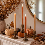 Wooden Candlestick Holders Rustic: Farmhouse Taper Candle Holder