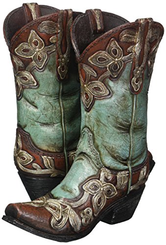 Turquoise Cowgirl Boot Vase