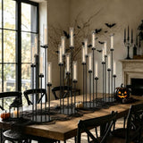 4Pcs 39.8'' Black Floor Candelabra Centerpiece for Wedding Table Decor