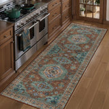 Tangsoo 2x6 Washable Runner Rugs for Hallways, Oriental Non Slip Rug Runner