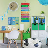 Chunful Set of 9 Boys Room Bedroom Decor Boys Inspirational Wall Decor Wood Hanging Plaque Motivational Kids Bedroom Wall Sign for Kids Teenage Toddler(Black Boy)