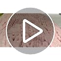 Chunky Knit Blanket Throw 40"×40", Chenille Throw Blankets, Handmade Warm & Cozy Blanket Couch Bed Home Decor, Soft Breathable Fleece Banket, Christmas for Couch Bed Sofa Best Gift (Pink)