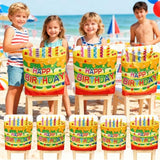 TRBSXRT 2 Pcs Birthday Chair Cover for Classroom, Cute Birthday Party Seat Cover Birthday Party Decorations for School Office Home