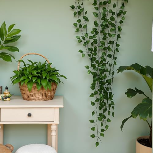 270 Feet 36 Pack Fake Greenery Hanging Garland, Artificial Ivy Leaf Plants, Vine Leaves, Flowers Foliage for Bedroom Garden Wall Decor
