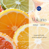 Capri Blue Volcano Scented Candles - Luxury Candles for Home Scented with Tropical Fruit & Sugared Citrus - Long Lasting Soy Wax Blend - Signature Glass Jar (Iced Matcha Green, 19 oz)