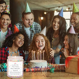 Homsolver Birthday Candles Gifts for 20 Year Old Female, Happy 20th Birthday Decorations for Women, 20 Year Old Birthday Gifts for Girl Her (Vanilla Birthday Cake Scent with Sprinkles)
