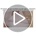 AerWo 48inch Christmas Tree Skirt with White Snowflake, Burlap Tree Skirt with Fur Sides Farmhouse Christmas Tree Skirts for Xmas Decor Festive Holiday Decorations Indoor Outdoor