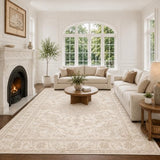 10x12 Washable Area Rug Vintage Soft Non Slip Living Room Bedroom