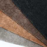 Farmhouse Decor Throw Pillow Covers 18x18 Inch Set of 4, Solid Textured Cushion Covers for Couch, Sofa, Bed – Fall Pillow Covers in Taupe Grey, Light Brown, Brown, Black