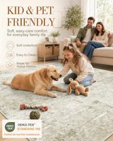OLANLY 2x5 Washable Runner Rug, Soft Non Slip Carpet for Hallway Kitchen