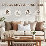 MIULEE 22x38 Inch Synthetic Down Alternative Pillow Insert