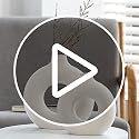 Ceramic Vases Set of 2,Modern Vases for Home Decor, White Boho Style for Living Room Kitchen Mantle Bedroom Dining Table Office Farmhouse Decorative Design