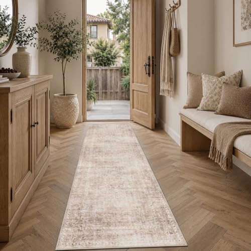 HelloTree 2x6 Vintage Washable Kitchen Runner Rug, Non-Slip Floor Mat