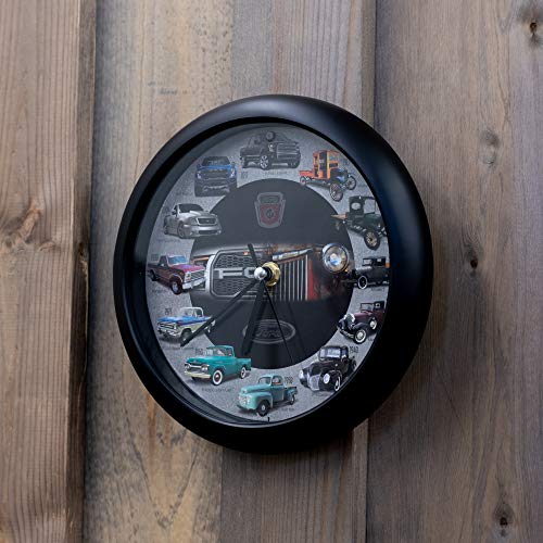 Mark Feldstein History of Ford Trucks Model T - F150 Sound Wall Clock, 8 Inch