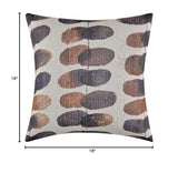 Brightside Decorative Throw Pillow – Down Feather Blend Cushion Insert, Soft Luxury Sofa & Bed Accent Pillow for Living Room, Couch & Home Décor – CAL117 Compliant (18"x 18")