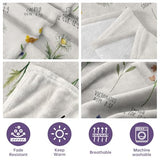 Afterprints Christian Gifts for Women, Christian Blanket with Flowers, Birthday Gifts for Women, Inspirational, Religious Gifts for Sister, Friend, Daughter, Mom, Soft Throw Blankets 60" x 80"