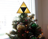 The Legend of Zelda 7-Inch Triforce Light-Up Holiday Tree Topper Decoration, Yellow (SRI-SI1428-C)
