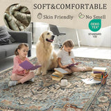Washable Non-Slip Small Area Rug 16x24, Also a Door Mat or Pet Feeding Mat