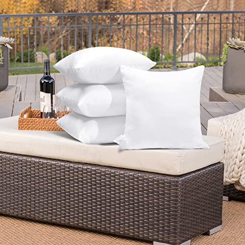 OTOSTAR Pack of 2 Throw Pillow Inserts, 28 x 28 Square Cushion Inner Soft Fluffy Plump Stuffer Cushion Pads White Decorative Pillow Inserts