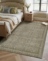4x6 Area Rug Washable Rug for Living Room Bedroom, Olive Green