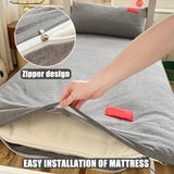 Bluea,90x200cm, 100% Cotton Futon Floor Mattress Cover with Zipper Traditional Japanese Floor Mattress Futon Cover Dustproof Mattress Protector Futon Slipcover for Bedroom Dormitory