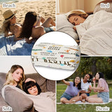 Nuowagify Best Friend Birthday Gifts for Women, Bestie Gift for Women, Friendship Gift for Woman, BFF - Galentines Day Gifts, for Friends, Best Friend Blanket 60"x 50"- White