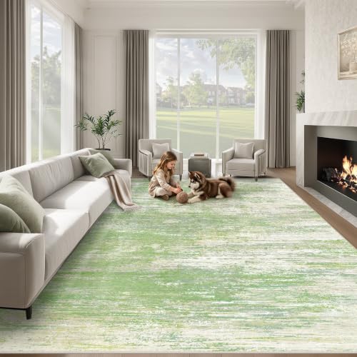 Washable 9x12 area rugs for living room Bedroom Soft Non Slip