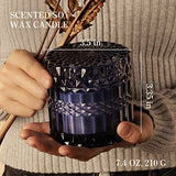 Hidden Label Oud Bloom Candle, 7.4oz Crackling Wood Wick, 55H Aromatherapy
