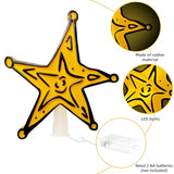 Christmas Tree Topper,Christmas Decorations,Make Your Whobilation Tree Come to Life with This Topper,8.2” Christmas Star Tree Topper for Holiday Christmas Tree Decor (Battery-Operated-1)