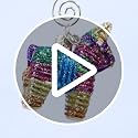 Old World Christmas Piñata Glass Blown Ornament for Christmas Tree, Handcrafted Holiday Decoration, Fiesta Collection