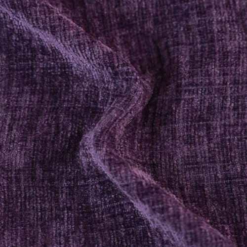 CaliTime Decorative Couch Throw Pillow Covers 20 X 20 Inches Plum Purple