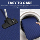 Washable Exrea Long Hallway Runner Rug 3x20 Non Slip Rubber Backed Kitchen Runner Entryway Runner Indoor, Woven Rugs Floor Carpet for Kitchen Hall Entryway, Royal Blue/Navy