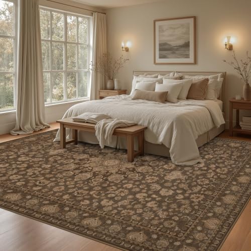 10x14 Area Rug Living Room: Washable Vintage Rug for Bedroom