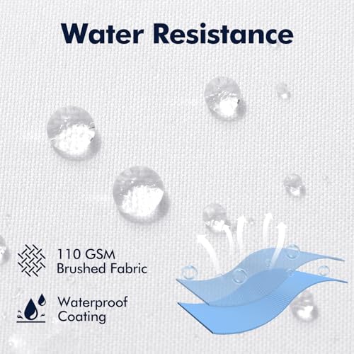 MIULEE 18x18 Outdoor Pillows,Set of 4 Throw Pillows Waterproof,Soft Support Throw Inserts Decorative Water Resistant for Patio Furniture and Garden