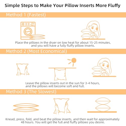 12 x 20 Outdoor Pillow Insert Set of 2 Lumbar Throw Pillow Inserts Waterproof for Couch Porch Outside Patio Furniture Decorative Pillows White Rectangle Sofa Cushion Stuffer