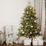 KI Store White Christmas Ball Ornaments, 34pcs 2.36-Inch, With Hooks for Tree, Wreath, Garland Decor - Holiday Decorations Included