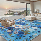 Floral Area Rugs 10x14 for Living Room Large Rug for Bedroom