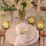 Green Mercury Glass Votive Candle Holders Set of 12