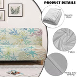 Starfish Armless Futon Cover Elastic Futon Couch Cover Replacement Removable Couch Slipcover Non-Slip Furniture Protector for Coastal Theme Living Room Hotel