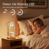 Candle Warmer Lamp with Timer Dimmable Gifts for Women, Adjustable Height Wax Warmer Lamp for Scented Candles, House Warming Gifts for New Home Modern Farmhouse Decor