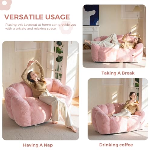 MAXYOYO Bean Bag Chair for Adults, Floral Shaped Bean Bag Sofa