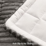 SUBRTEX Couch Cover for Dogs, Non-Slip Sofa Mat Washable, Thick Sofa Slipcover Cushion Protector Pet-Friendly (Gray, 27.6"x82.7")
