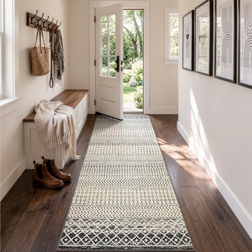 Floor Runners for Hallway Non Skid 8 Feet, Washable Kitchen Runner