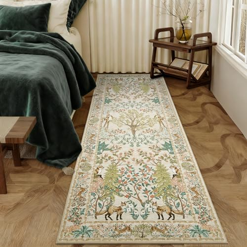 GarveeHome Forest 2x6 Rug Kitchen Runner Rug Non Slip Washable Jungle