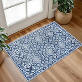 Vintage Washable Entryway Rug 2x3 Small Area Rug Non Slip Door Mat