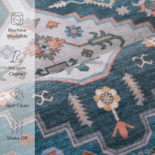 Tangsoo 2x6 Runner Rug for Hallways,Vintage Washable Non-Slip Indoor Rug