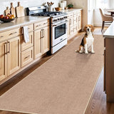 3x10 Runner Rug Hallways Washable: Non Slip Kitchen Extra Long Jute Runners