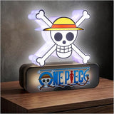 One Piece 3D Night Light, Straw Hat Table Desk Lamp, White LED Light for Bedroom, Dimmable 3 Brightness Levels, USB or Battery Operated Lamp, Home Room Decor, Manga, Anime Gifts (Multi 3D Skull)